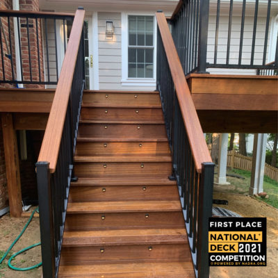 First Place Wood Deck Under 25k - 2021 Deck Awards